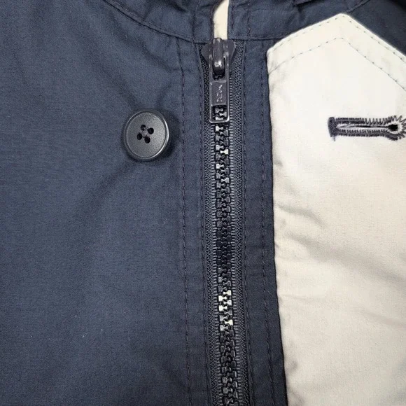 Vintage London Fog Jacket Mens Blue L Pockets Sport Zip Up Comfort Casual - Picture 11 of 13